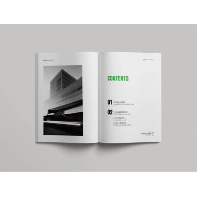 建筑科技行業(yè)宣傳畫冊(cè)設(shè)計(jì)賞析