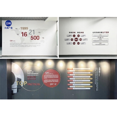 2025企業(yè)文化墻展廳案例